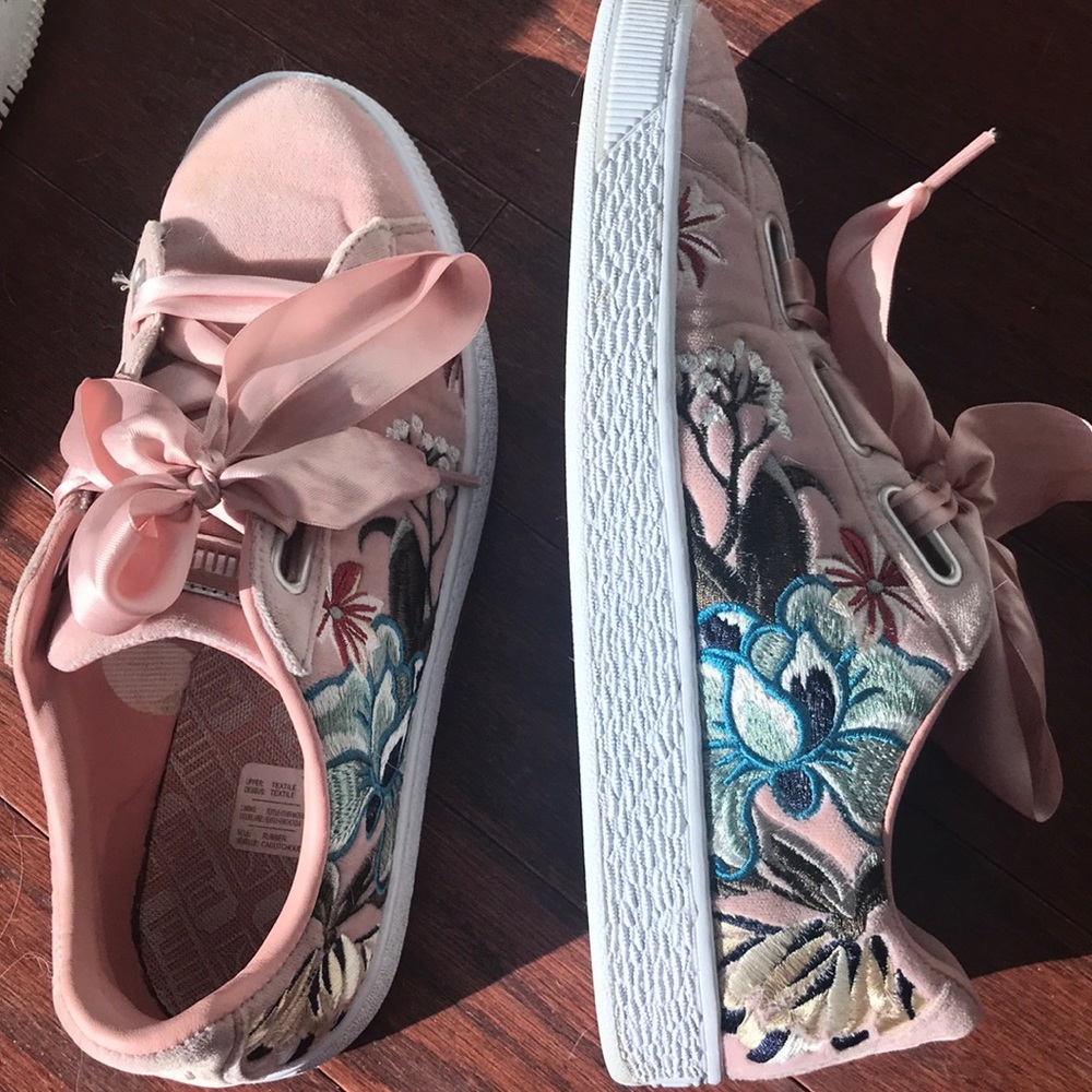 PUMA Basket Heart Hyper Embossed Sneaker
